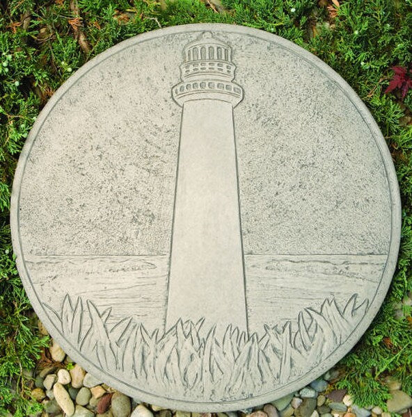 Lighthouse Stepping Stone or Wall Plaque