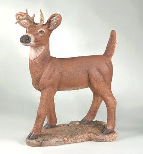 Deer Standing With Antlers cement Garden Statue