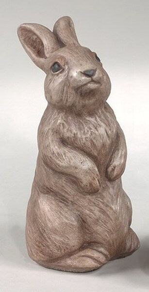 Sitting Up Rabbit Garden Sculpture Figurine