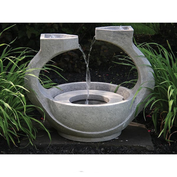 Contemporary Pendleton Spill Fountain Cement Modern Artwork Sculptural