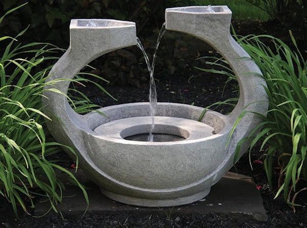 Contemporary Pendleton Spill Fountain Massarelli Statuary Modern