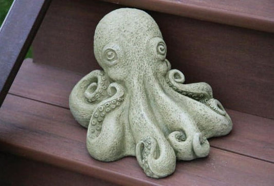 Inky the Octopus Garden Statue Devilfish cephalopod Sculptures Art