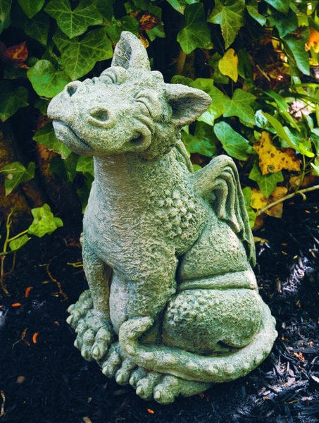 Rexy Dragon Cement Garden Statue Collection of Statuary