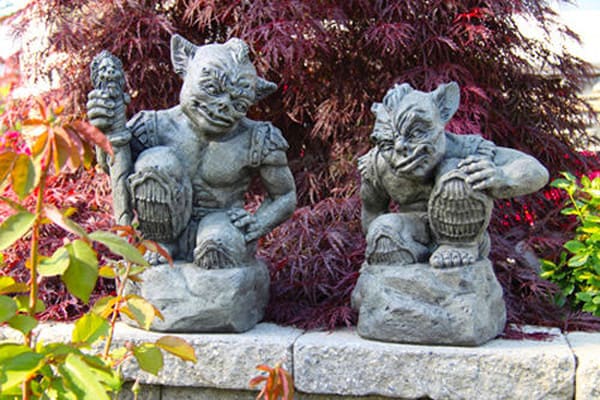 Goblin Guards Garden Statues