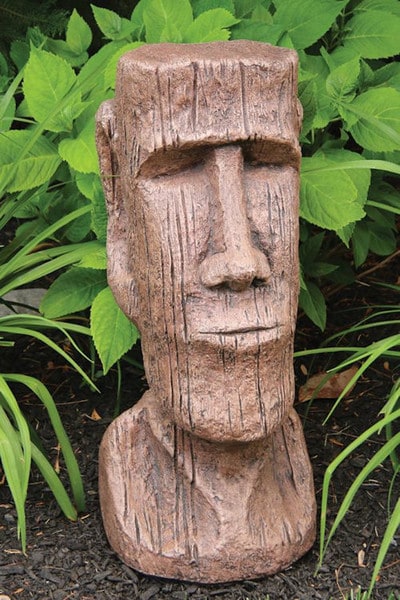 Cement Statue Easter Island God Sculpture Large Replica Inspired Artifact