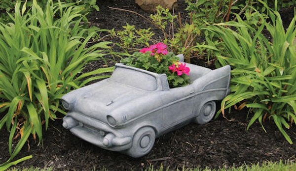 Nostalgic Auto Planter Retro Automobile Planter Urn Cement Vehicle