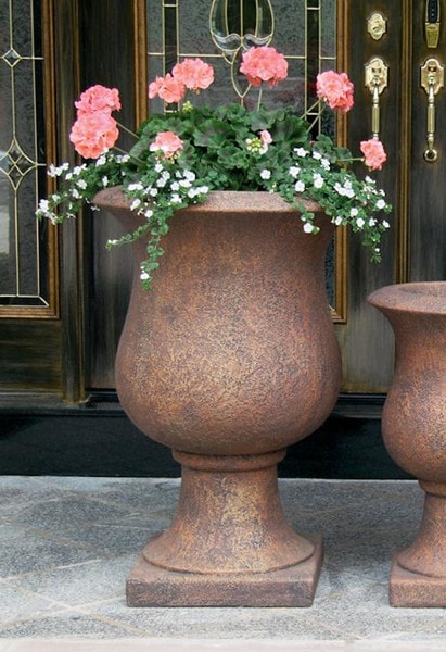 Vail Goblet Urn Cast Stone Planter 35" High