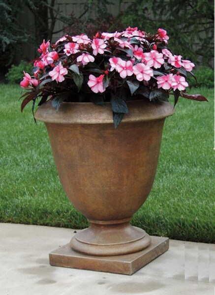 Bella Serra Urn Cast Stone Garden Planter 26"
