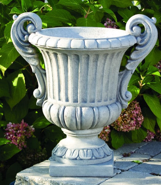 Double Handled Florentine Urn Large Durable Cement
