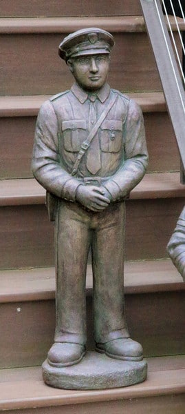 Law Enforcement Officer Garden Statue Cop Police Man Sculptures