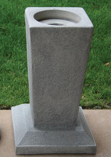 Drainage hole pillar Pedestal pairing for your statuary sculptures column