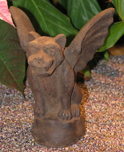 Gargoyle and Griffins Cast Stone Mini Sculpture Gothic Style US made