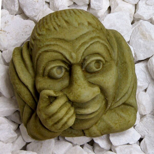 Monk Gargoyle Wall Plaque