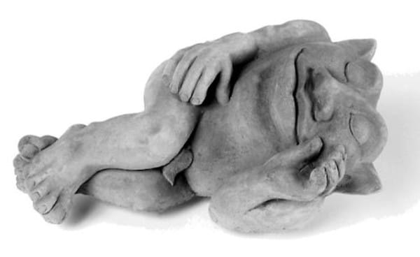 Gargoyle Shop our reclining garden Statue fig leaf covering privates art
