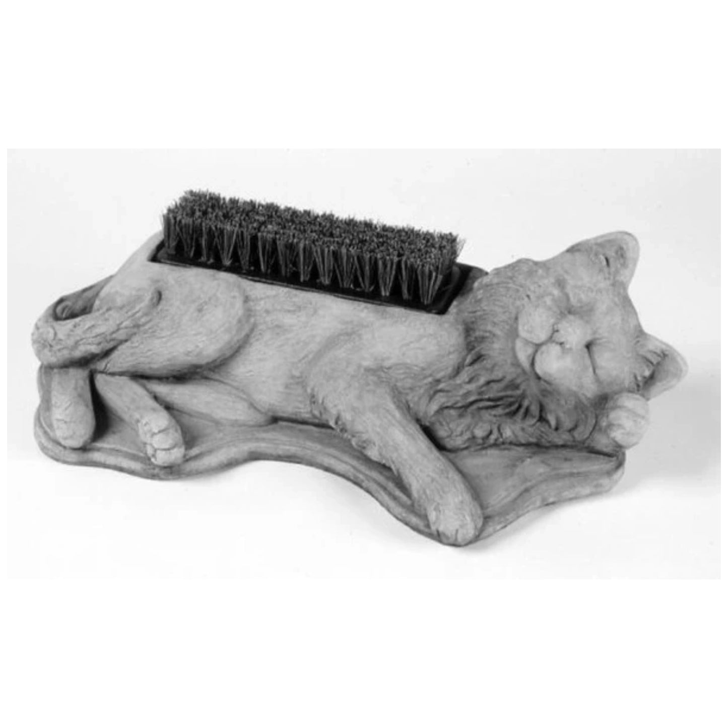 Cat Boot brush Garden Decorative Sculpture Cleans Shoes