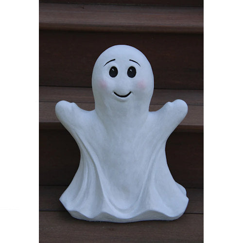 Friendly Ghost Cement Sculpture 16.25" High