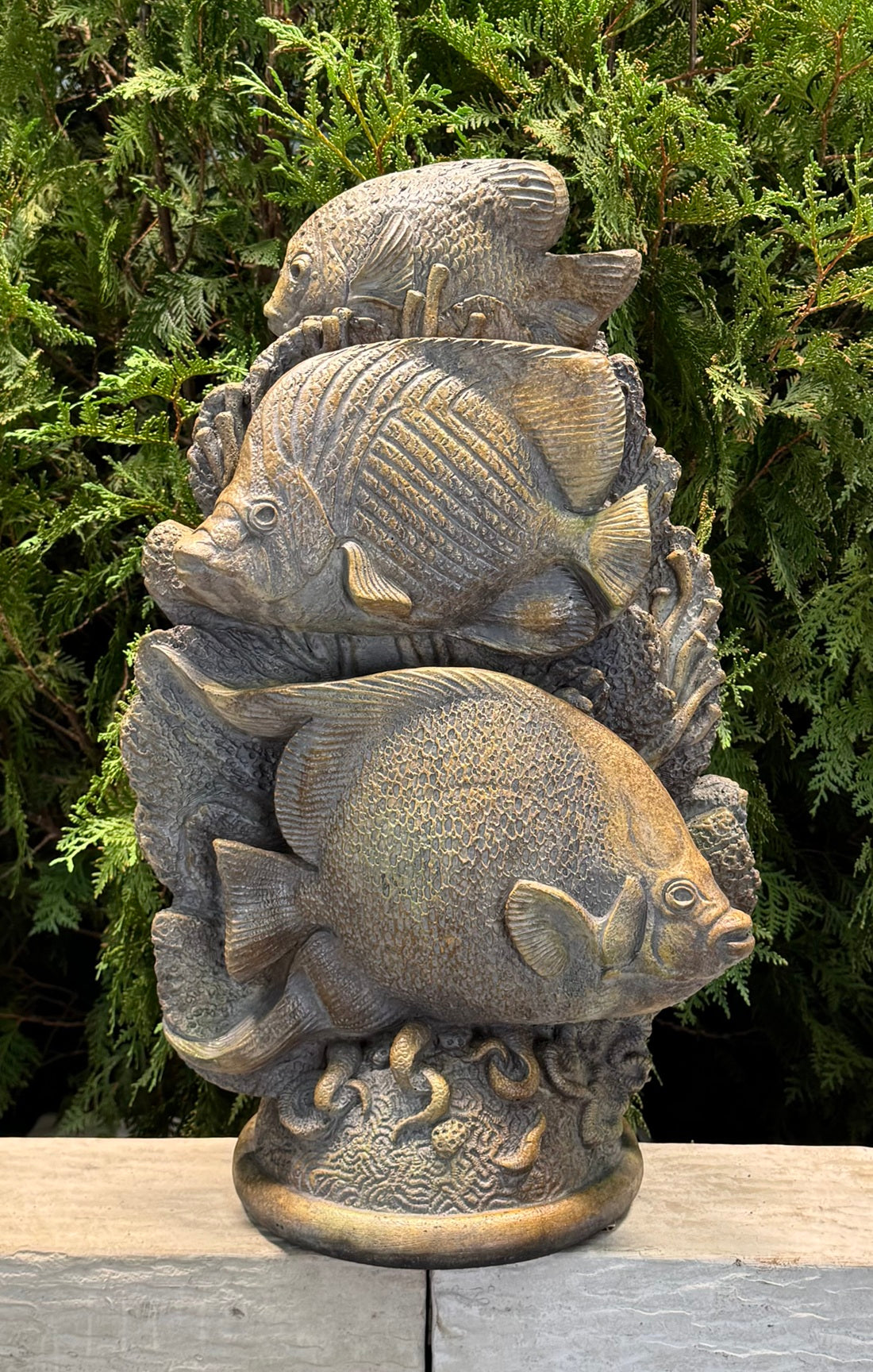 Coral Reef Tropical Fish Garden Sculpture