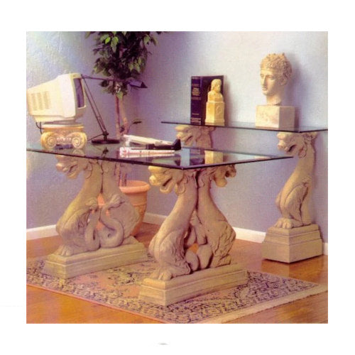 Dragon Dining Table Base Oriental