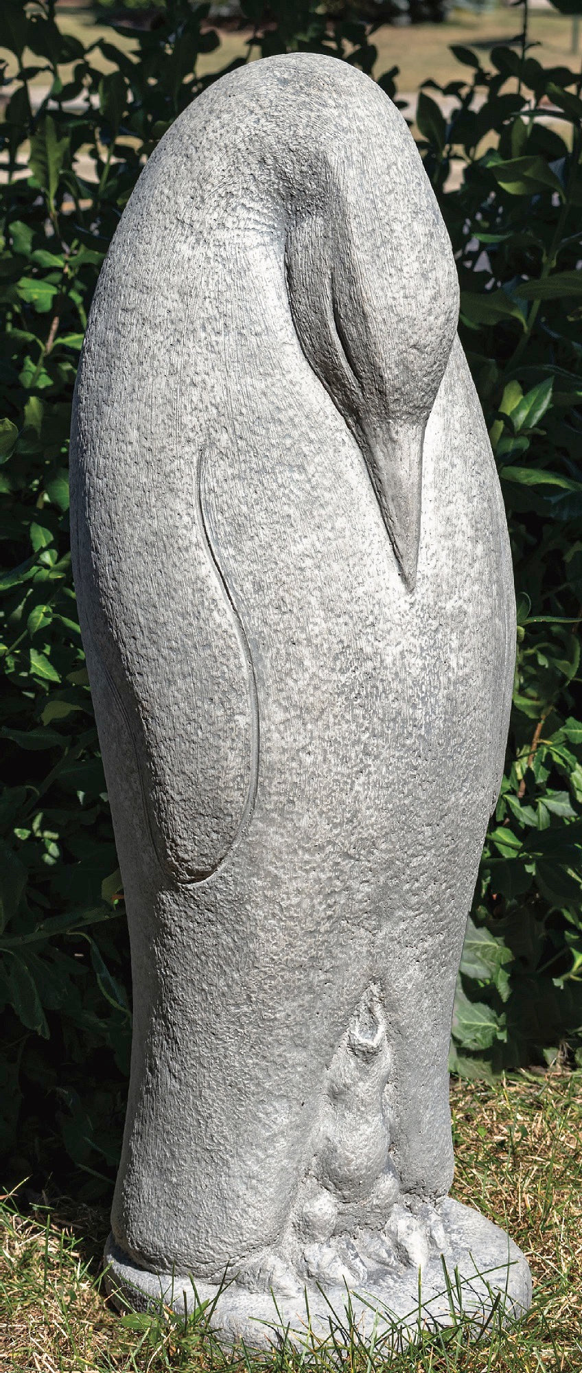 American made cast stone penguin statue for garden