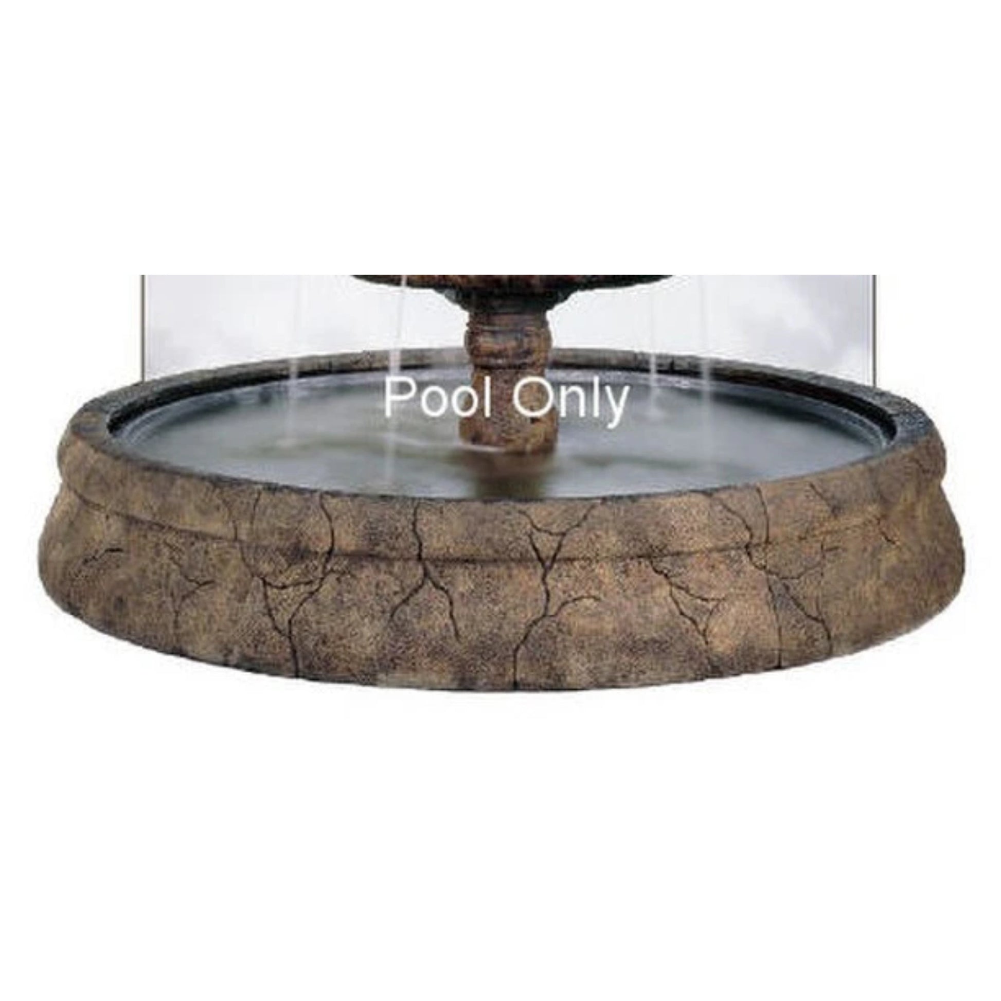 Replacement pool basin for repairs of fountains cement fiberglass