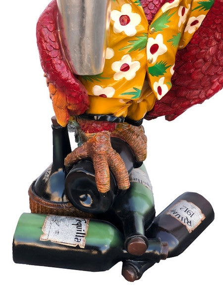 Furniture Parrot Jimmy Buffet Fan tray butlers Serving Tray Margaritaville