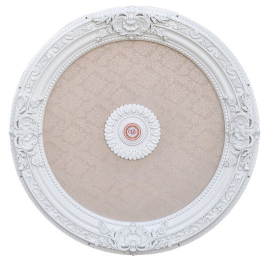 Blanco Round Chandelier Ceiling Medallions Large Sized French Style