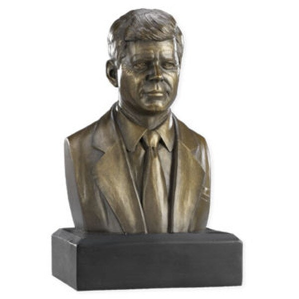 sculpted replica John F. Kennedy Bust Statue President Patriotic Award