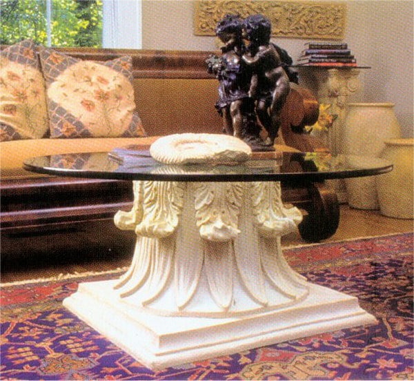 Resin Cocktail Table Base - Acanthus style Table Base