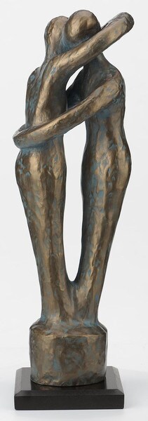 Wedding Rings Sculpture By Peter Lipman-Wulf Statue anniversary gift