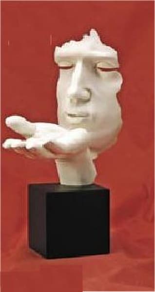 Blowing Kiss Sculpture contemporary statuary