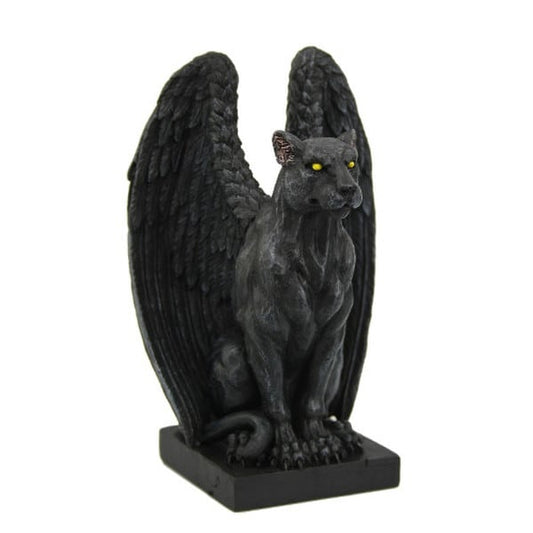 Gargoyle Jaguar whimsy affordable wild cat figurines sculptures statues