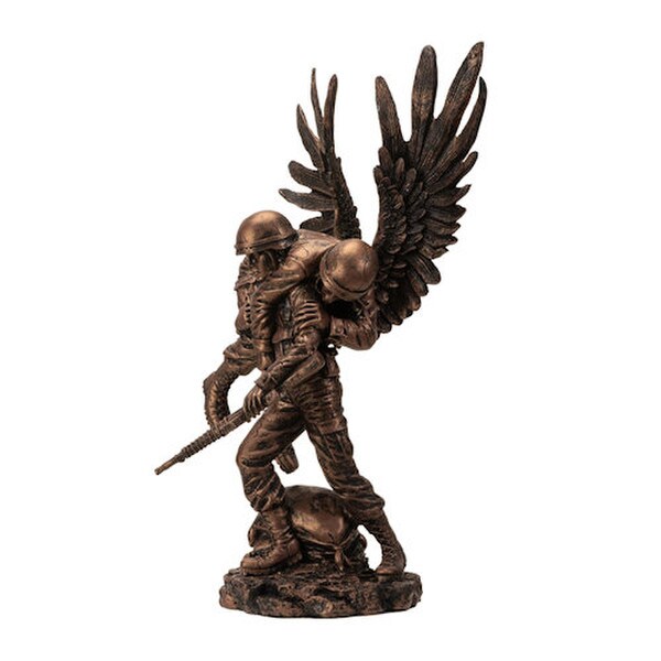War Memorial Soldier Angel Sculpture camaraderie and selfless heroism