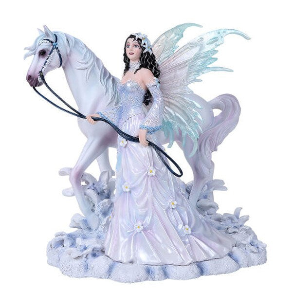 Winter Wings Fairy Horse Statue Nene Thomas Snow Crystal Ice