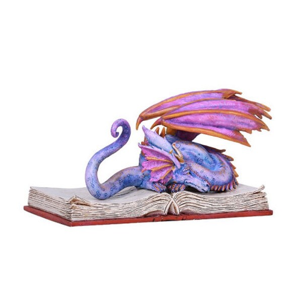 Book Wyrm Worm Dragon Sculpture Decorative Mystical Serpent