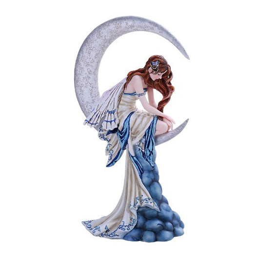 Memory Fairy on Moon Statue Nene Thomas Resting Sad Figurine