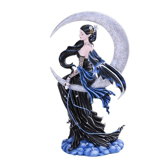 Sculptor Solace Fairy on Moon Statue Nene Thomas Artist Figurine