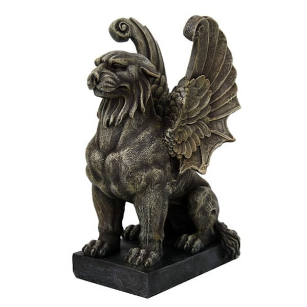 Gargoyle Winged lion griffin affordable display figurines Decorative statues