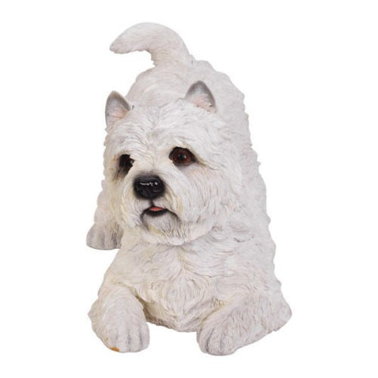 West Highland White Terrier Dog Statue Scotland Breed Replica art