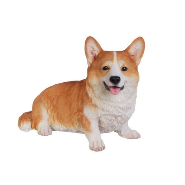 Welsh Corgi Life Size Statue Pembroke Wales Breed Sculpture Real
