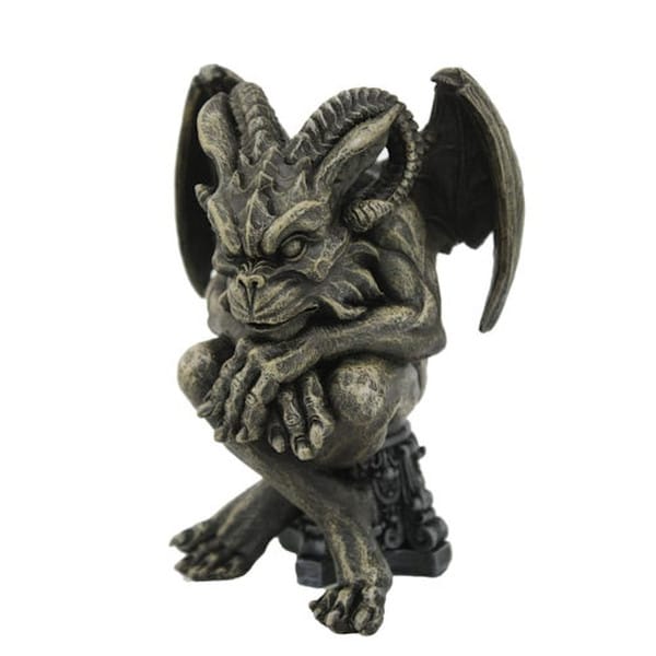 Horned Gremlin wicked gargoyle fingurines sculptures statues statuary