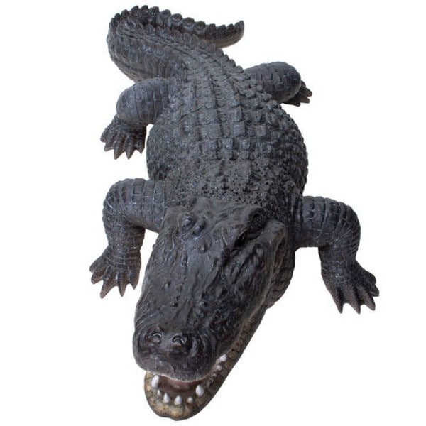Alligator Realistic Garden Sculpture Crocodile Gator Statue Realistic