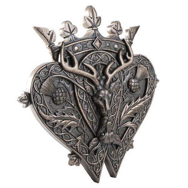Luckenbooth Scottish shield symbol of Lovers wall plaque wedding gift