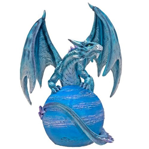 mystical allure of the Celestial Guardian Mercury Dragon Statue Figurine
