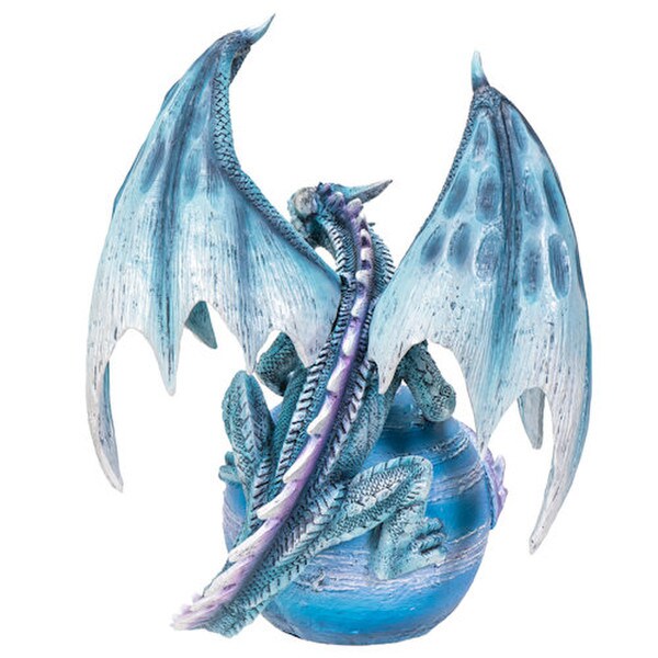 Sentinel Celestial Guardian Mercury Dragon Statue Figurine Sculpture