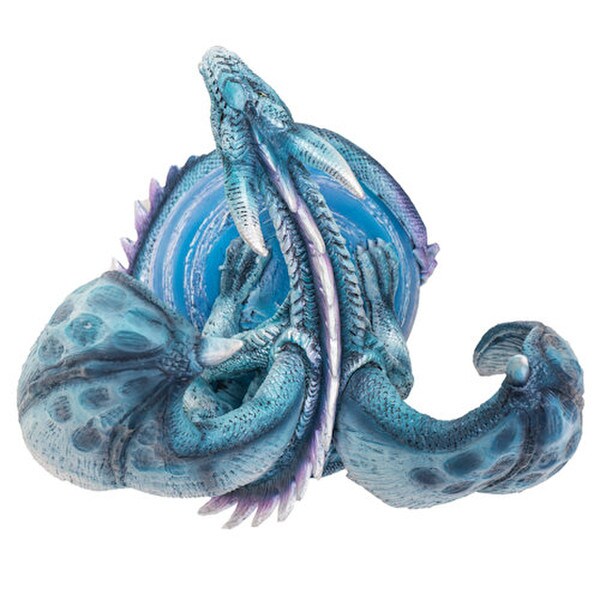 Top View of Sculpture Sentinel Celestial Guardian Mercury Dragon Statue Figurine