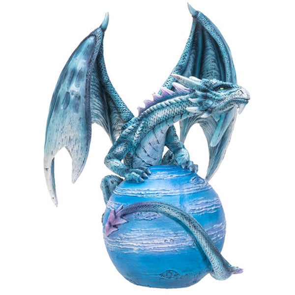 Sentinel Celestial Guardian Mercury Dragon Statue Figurine ethereal creature