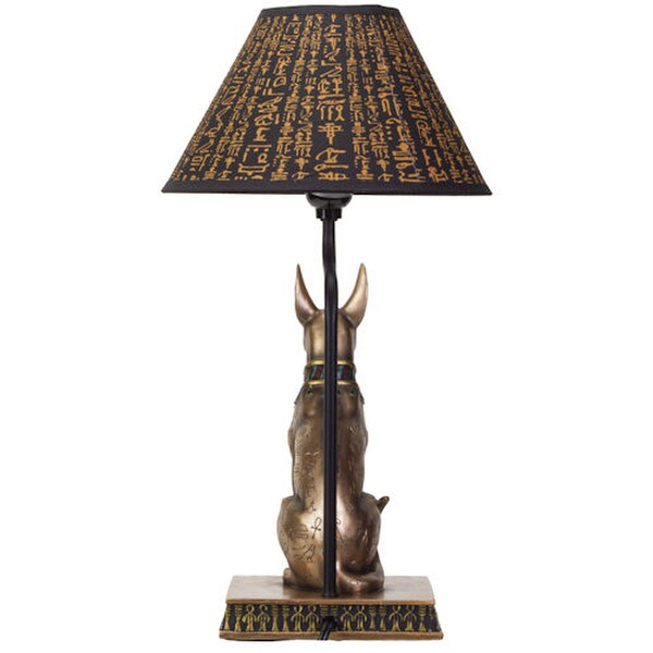 Underworld Egyptian Anubis Lamp Sculptural Lighting Dog Protector