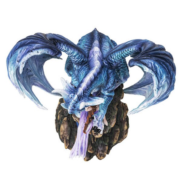 Guardian Dragon Protecting Fairy Figurine