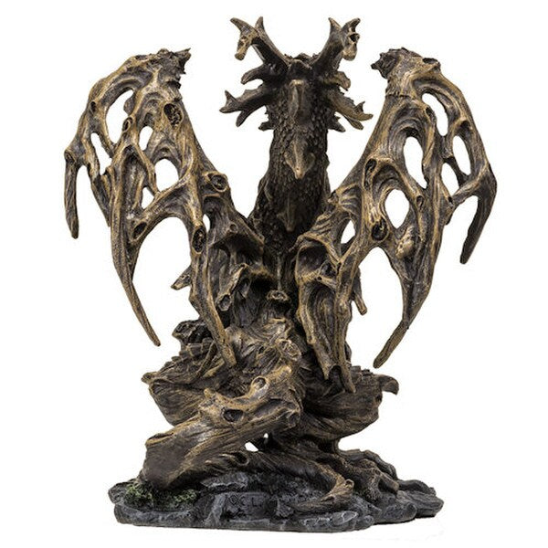 Branch wood Guardian Forest Dragon Statue Celtic Lore Sculpture
