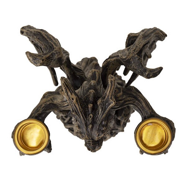 Top View Forest Guardian Dragon Candleholder Incense Burner Statue